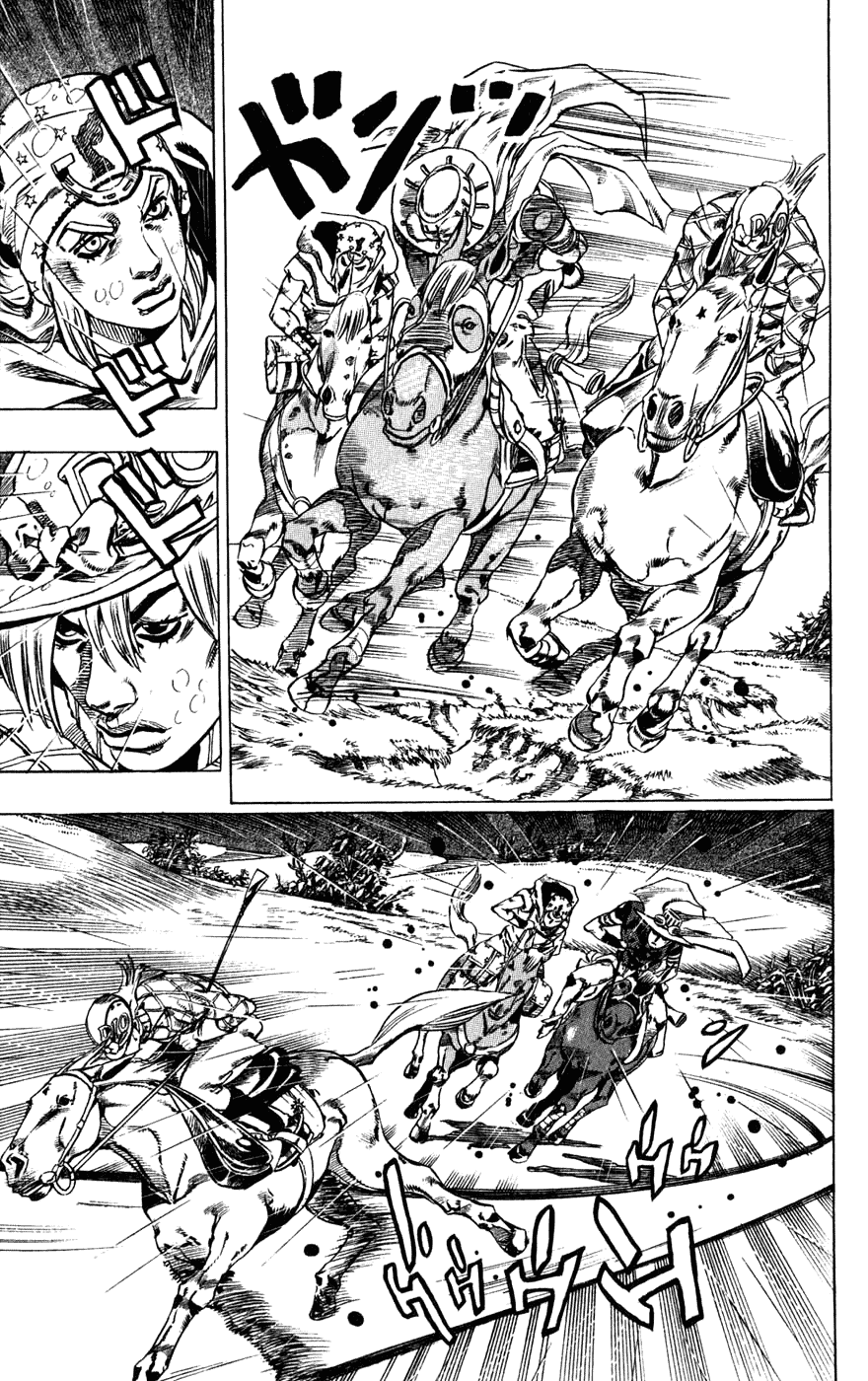 Манга Невероятные Приключения ДжоДжо Часть 7: Steel Ball Run - Глава 38 Страница 33