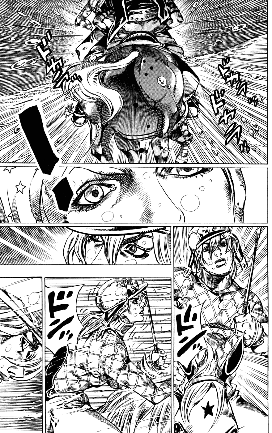 Манга Невероятные Приключения ДжоДжо Часть 7: Steel Ball Run - Глава 38 Страница 42