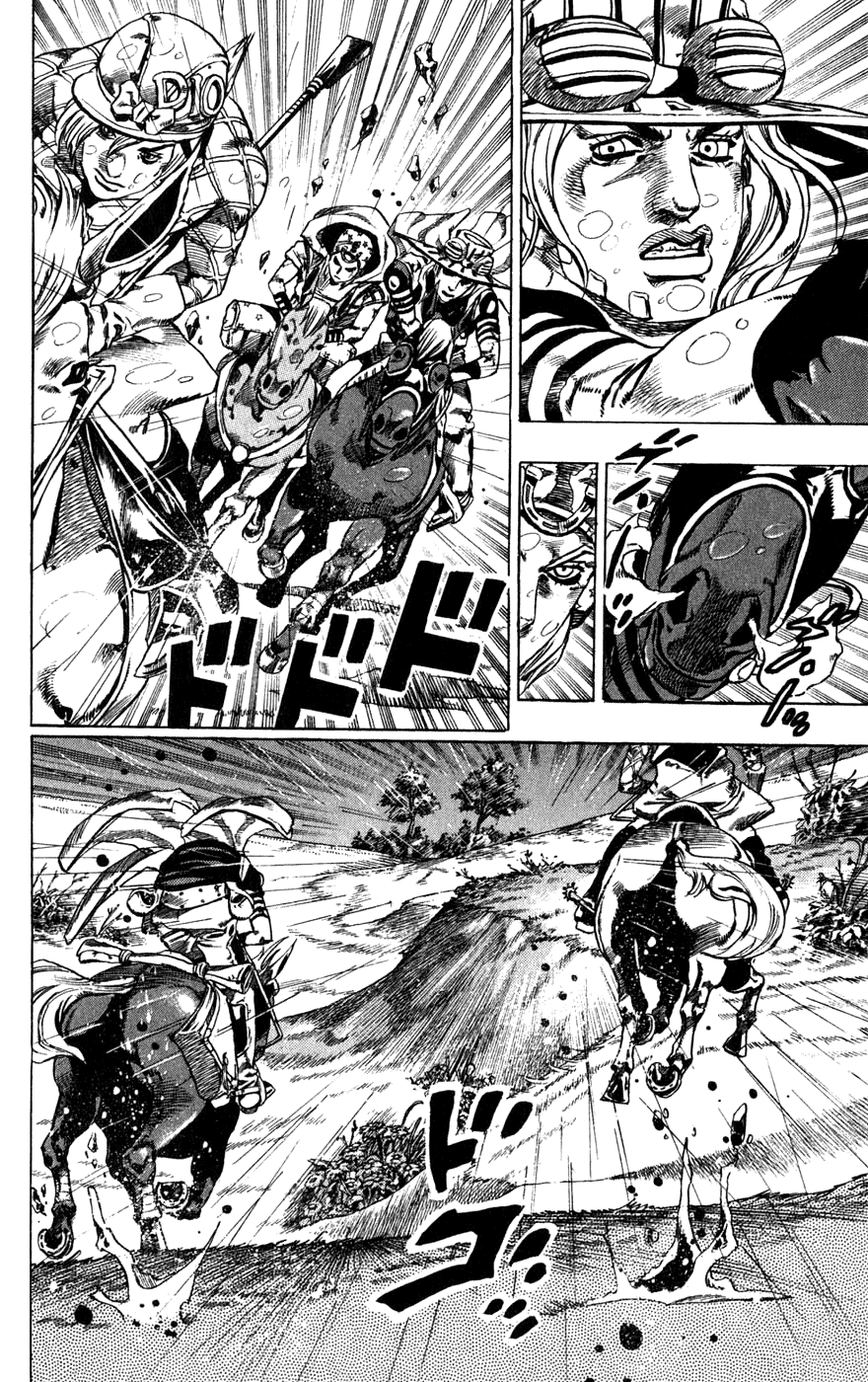 Манга Невероятные Приключения ДжоДжо Часть 7: Steel Ball Run - Глава 38 Страница 34
