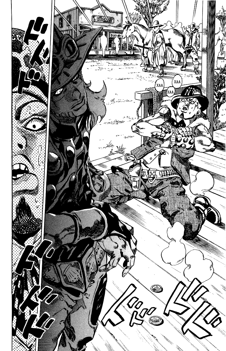Манга Невероятные Приключения ДжоДжо Часть 7: Steel Ball Run - Глава 2 Страница 9