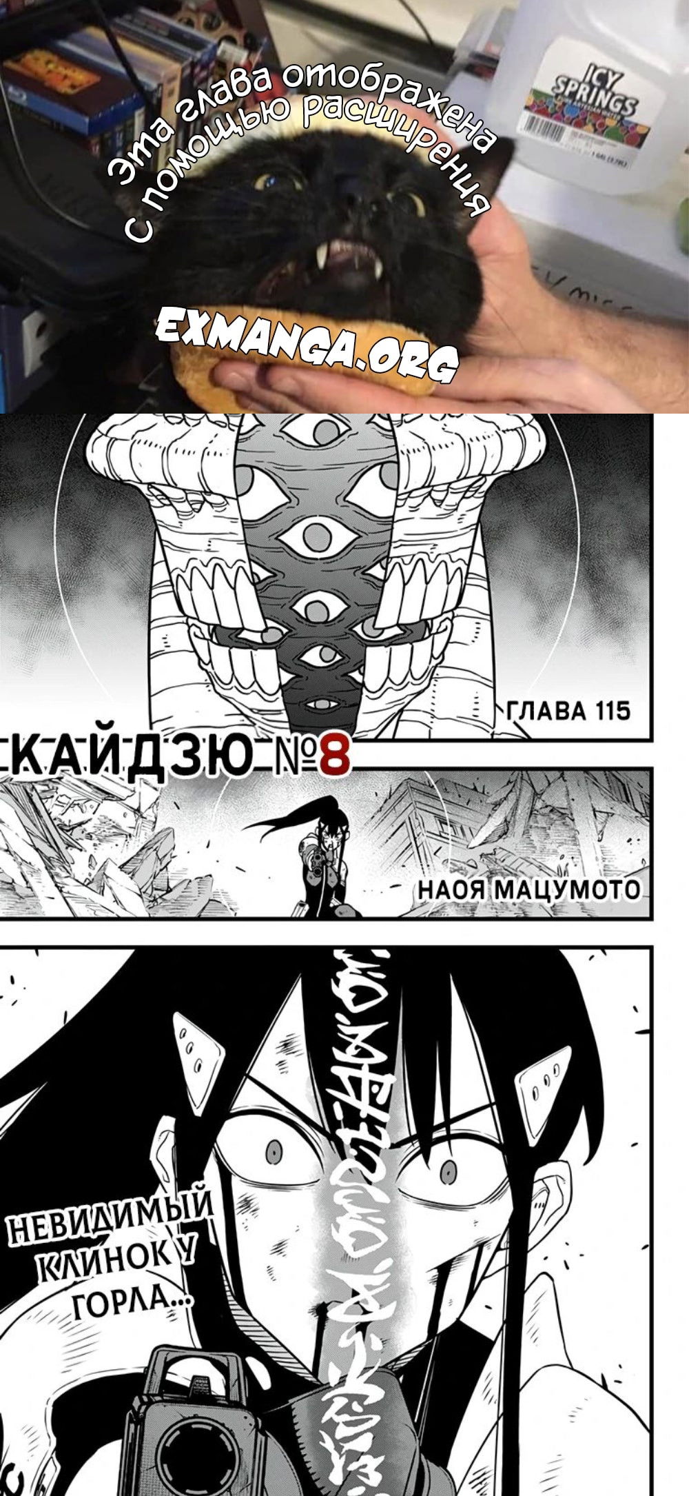 Манга Кайдзю No. 8 - Глава 115 Страница 1