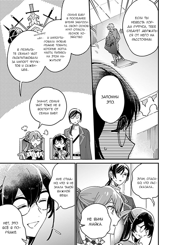 Манга Я переродилась в дочку злодея и заключила пари со своим женихом - Глава 24.2 Страница 6