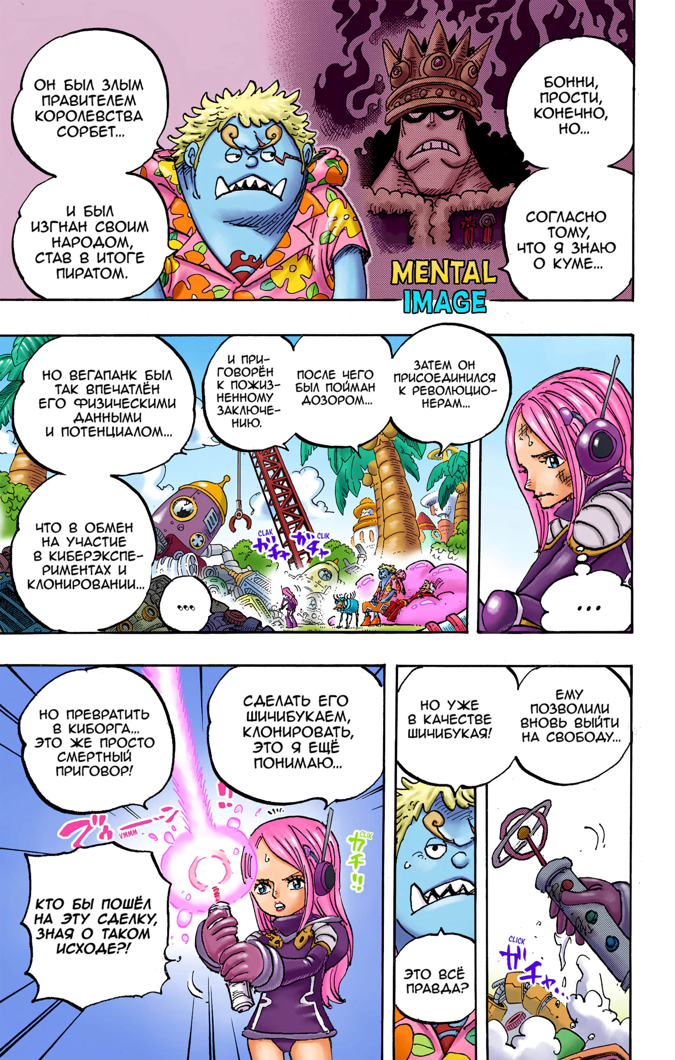 Манга Ван Пис (цветная версия) - Глава 1064 Страница 10