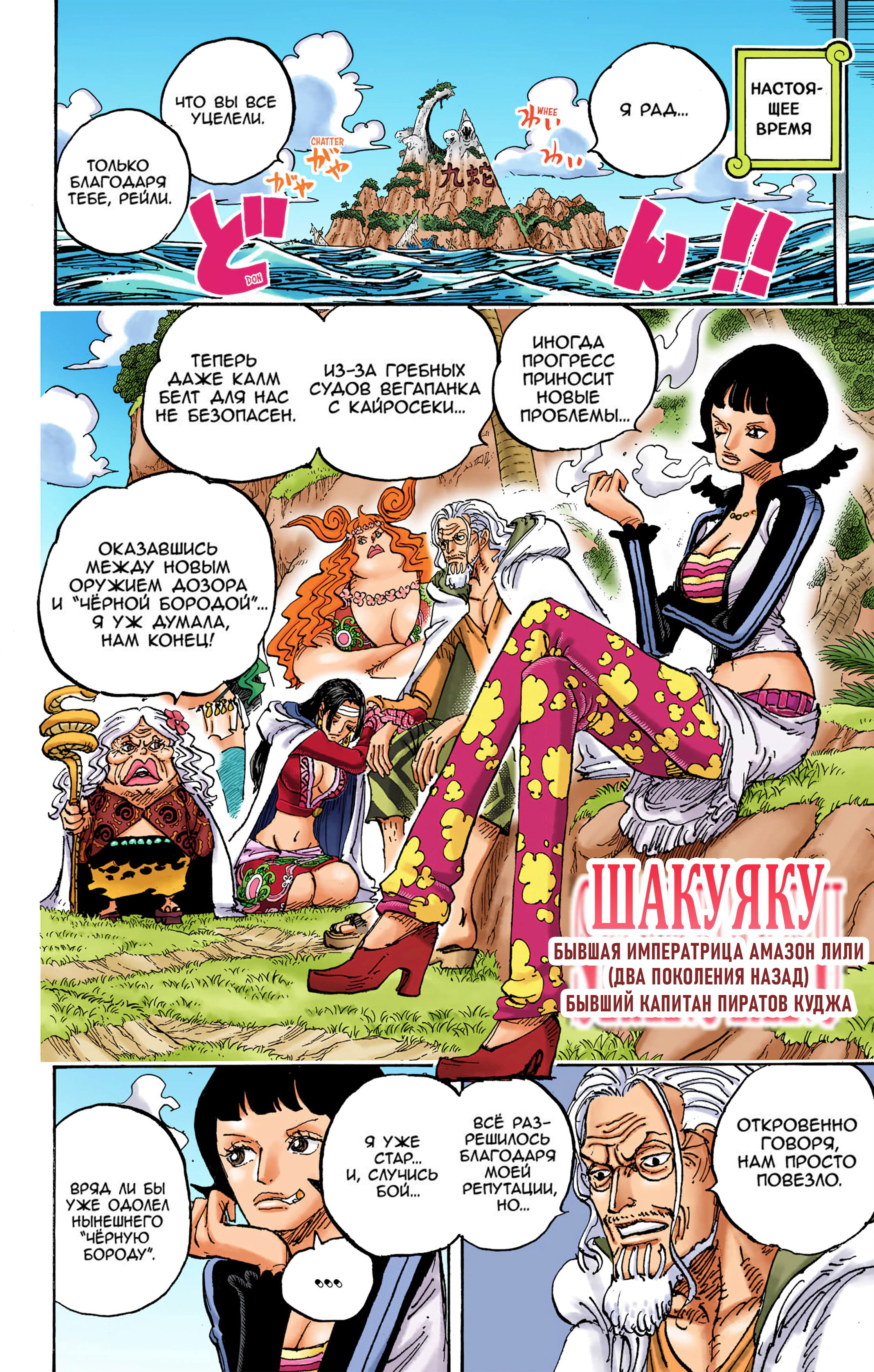 Манга Ван Пис (цветная версия) - Глава 1059 Страница 15