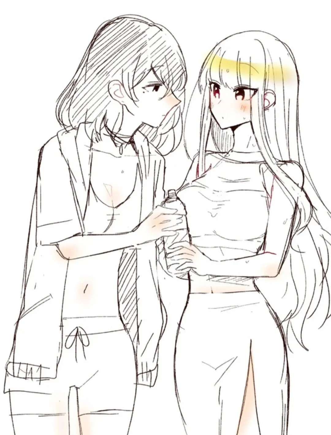 Манга Из-за увлечения одноклассницы юри меня разоблачили как автора - Глава 66.5 Страница 4