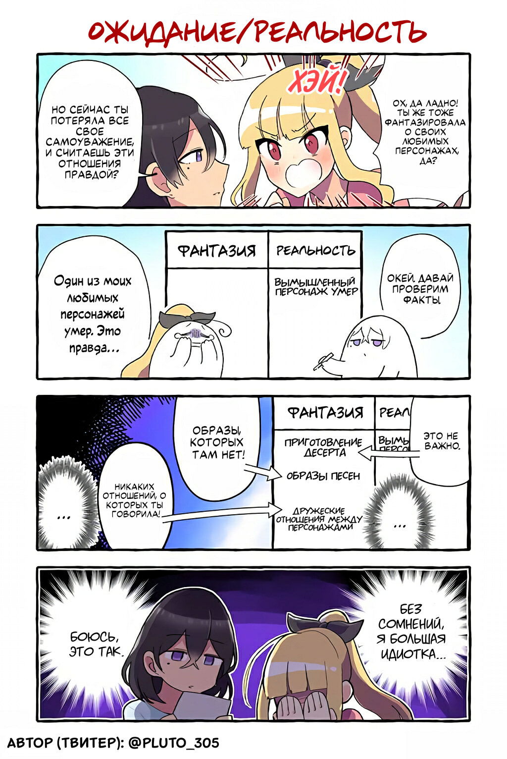 Манга Из-за увлечения одноклассницы юри меня разоблачили как автора - Глава 56 Страница 1