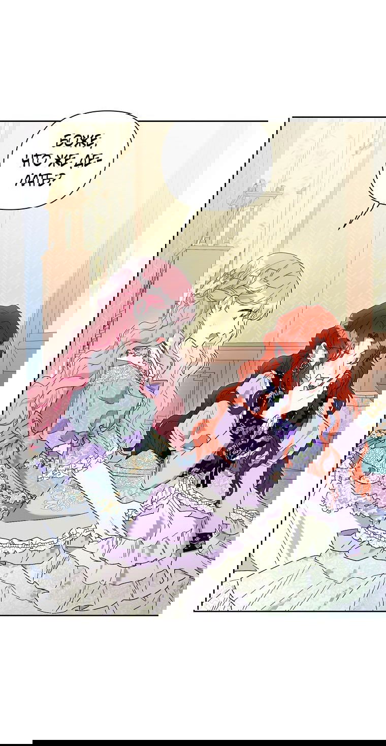 Манга Мои дни сочтены, но мрачный герцог сделал меня своей невесткой - Глава 64 Страница 58