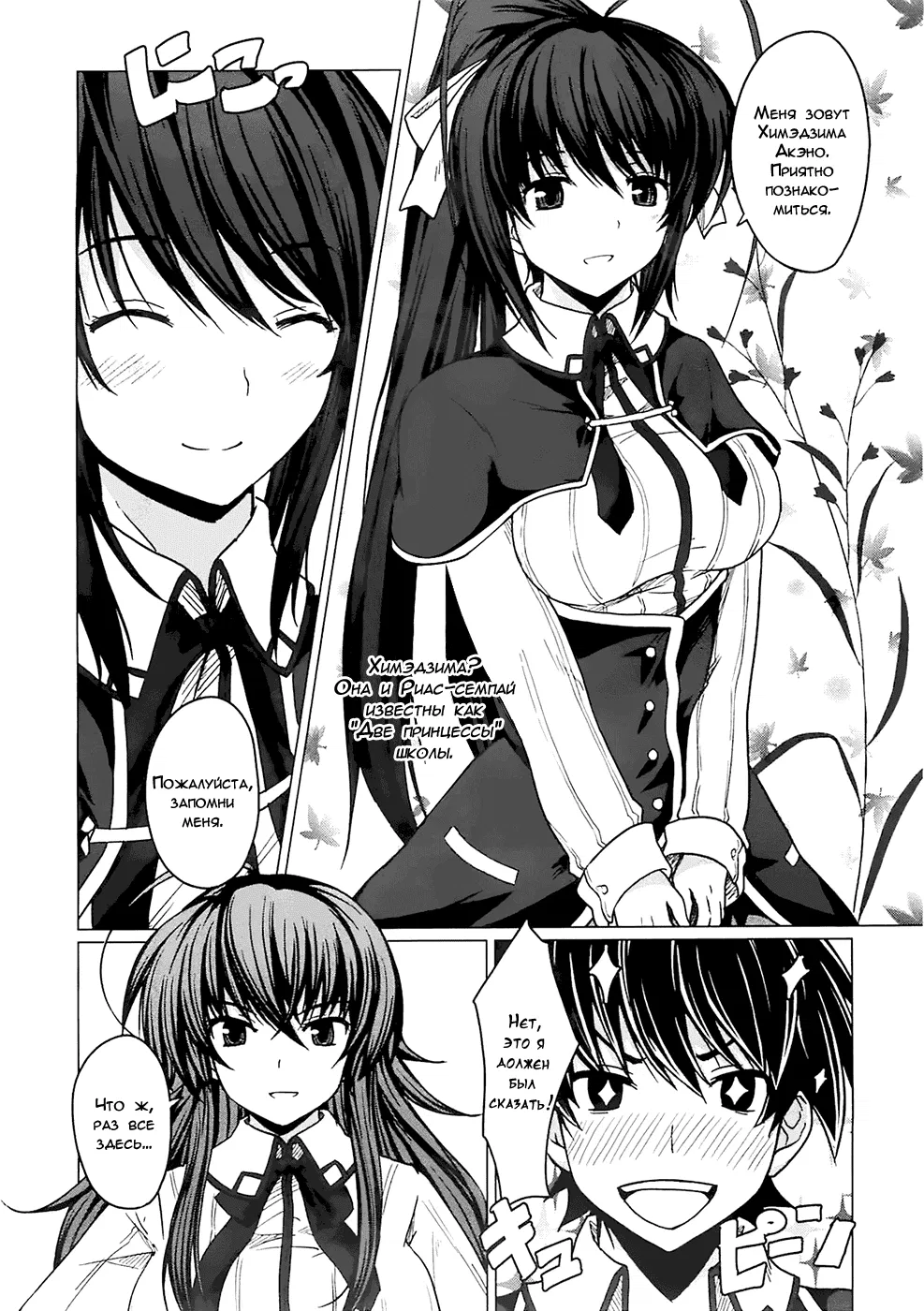 Манга Старшая школа DxD - Глава 2 Страница 12